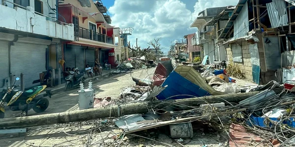 Taifunul Rai din Filipine FOTO EPA-EFE