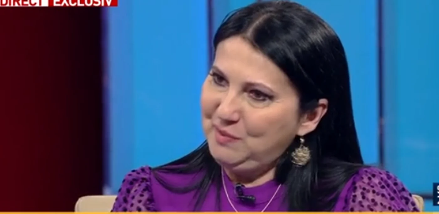 
    Sorina Pintea a lăcrimat când a povestit despre fetița ei adoptatăfoto: captura video Antena 3  