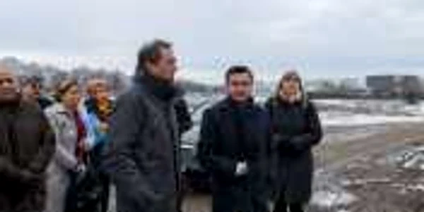 Primarul Mihai Chirica şi vicepreşedintele Băncii Mondiale