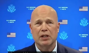 Matthew Whitaker ambasadorul Sua la NATO captura Newsmax png