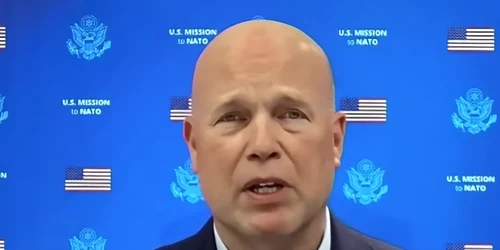 Matthew Whitaker ambasadorul Sua la NATO captura Newsmax png