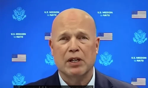 Matthew Whitaker ambasadorul Sua la NATO captura Newsmax  png