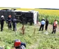 Accident autocar pe autostrada soarelui FOTO Adevaru/Roberto Salceanu