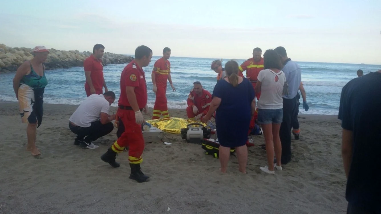 Un tânăr a murit înecat la Eforie Nord FOTO SAJ Constanţa