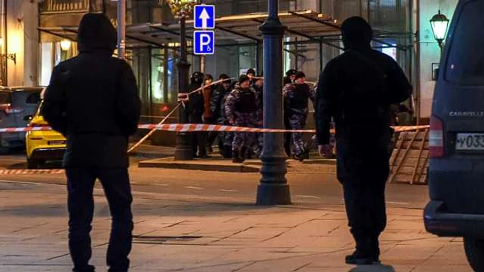Imagine din momentul atacului armat de la sediul FSB FOTO AFP