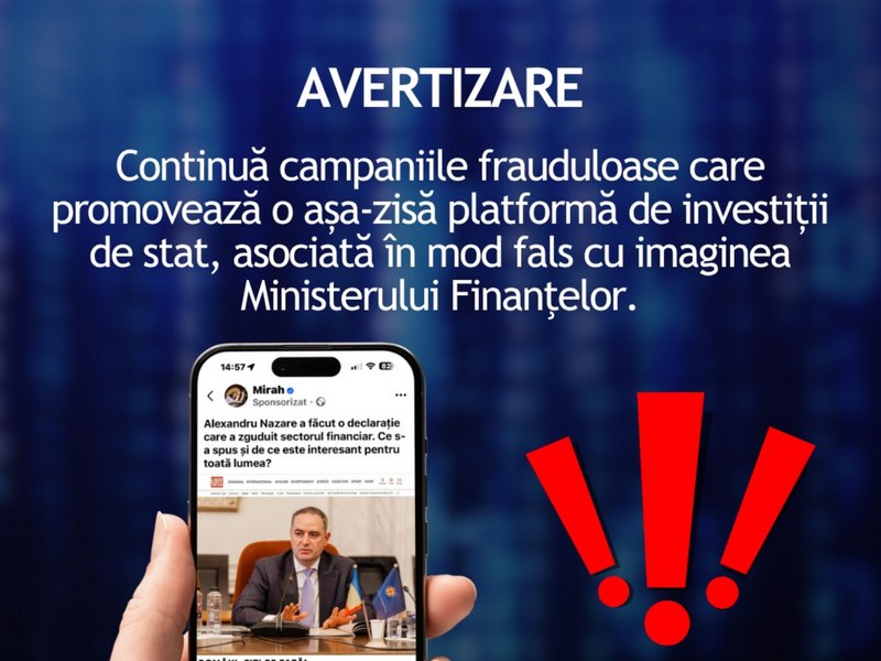 DNSC opozarja na lažno naložbeno platformo, ki zlorablja ime Ministrstva za finance