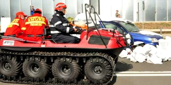 ISU Vrancea va primi o maşină pe şenile