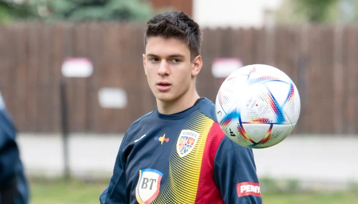 Rareş Ilie, pasă de gol în meciul cu Franţa U-19