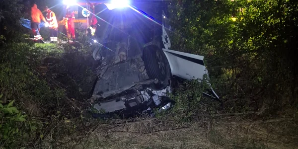Accident rutier mortal pe DN64 în Orlești Vâlcea cu doi morți și doi răniți Foto ISU Vâlcea 