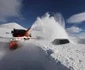 Imagini cu nămeţii şi utilajele de deszăpezire de pe Transalpina tronsonul Obârşia Lotrului - Vâlcea şi Rânca - Gorj Foto FB Secţia Drumuri Naţionale Târgu Jiu