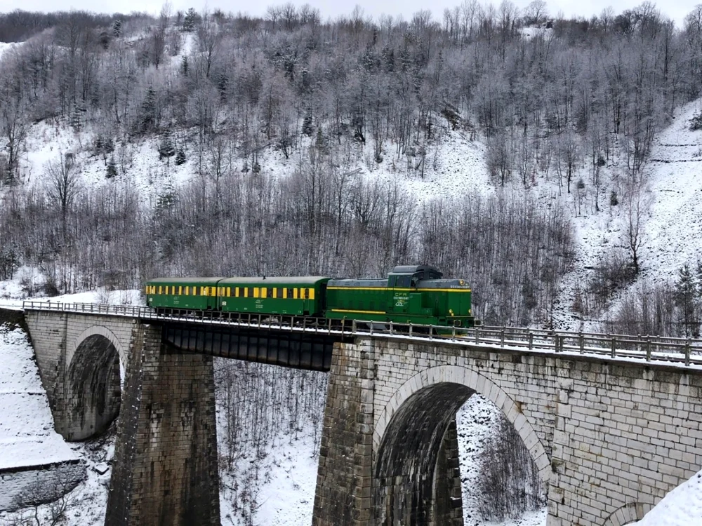 "Semeringul bănăţean" FOTO Facebook/Banatul Montan