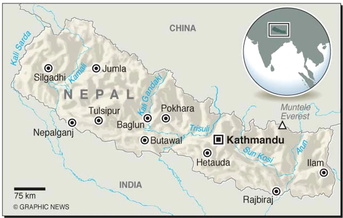 Ţara asiatică se află la peste 5.000 de kilometri de România