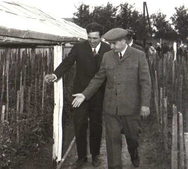 Vizita conducătorilor de partid şi de stat în regiunea Suceava (Uzinele Textile Botoşani) FOTO Fototeca online a comunismului românesc. Cota 100/1966 