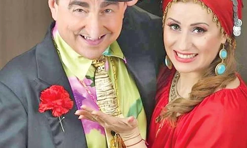 Vasile Muraru şi Valentina Fătu în “Piei, Drace!” jpeg