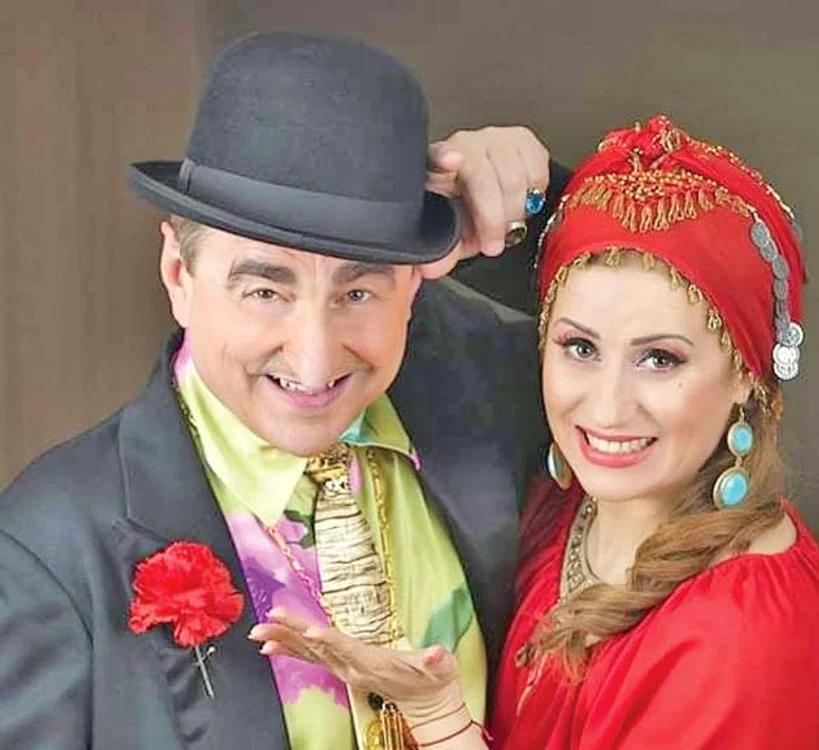 Vasile Muraru şi Valentina Fătu în “Piei, Drace!”
