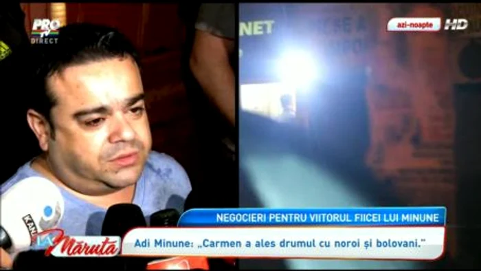 artistul s-a oprit și a discutat puțin cu reporterii prezenți: