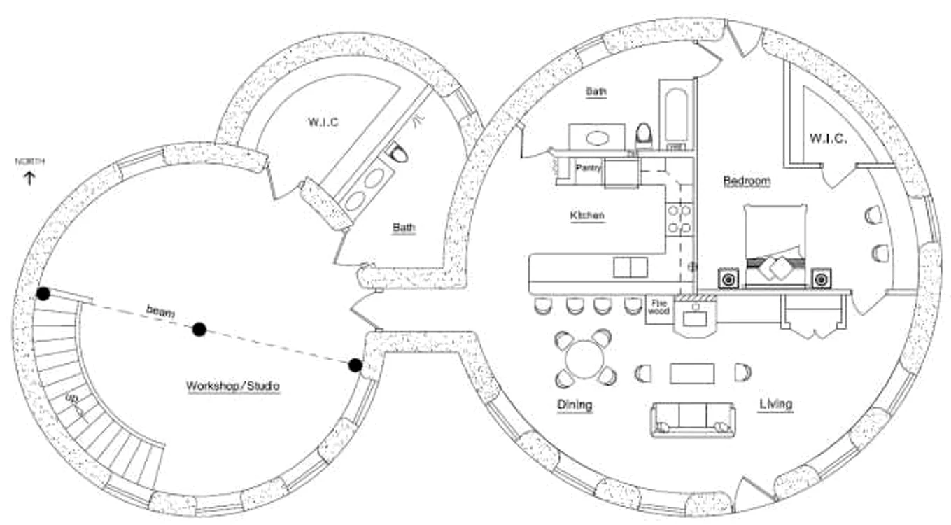 proiecte de case rotunde 4 FOTO earthbagplans.wordpress.com 