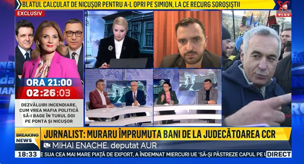 CNA sancționează Realitatea Plus cu suspendarea emisiei timp de trei ore, pentru încălcări repetate ale legii