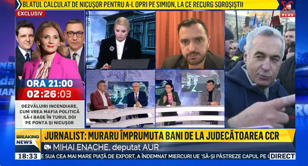 CNA sancționează Realitatea Plus cu suspendarea emisiei timp de trei ore, pentru încălcări repetate ale legii