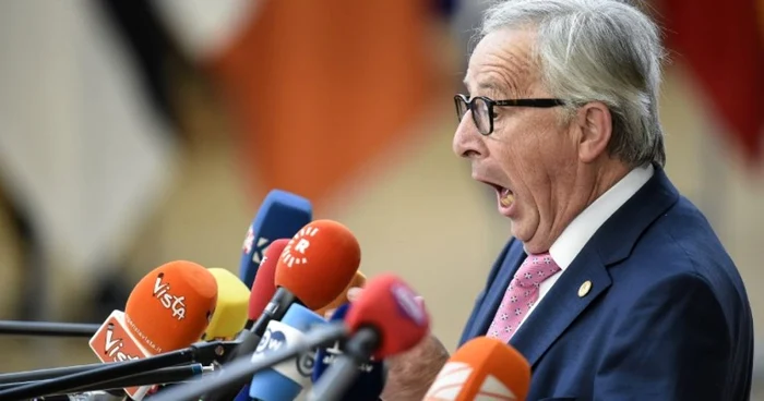 Jean-Claude Juncker a declarat recent că suferă de sciatică FOTO AFP