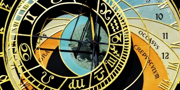 Cele 12 zodii, ilustrate pe ceasul astronomic din Praga