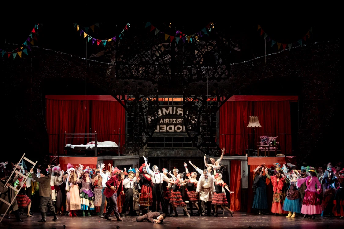 Finalul actului I.  Credit foto Andrei Grigore/Opera Națională București