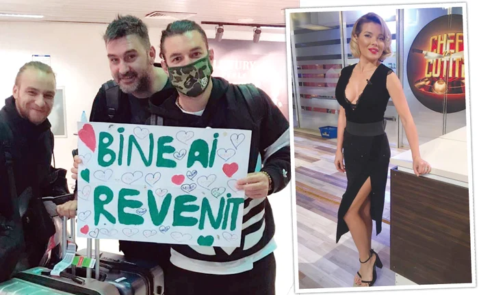 Smiley, alături de Luci și de Șerban, cu care stă acum în carantină. Gina a rămas și fără emisiunea de la Antena 1, timp de o lună