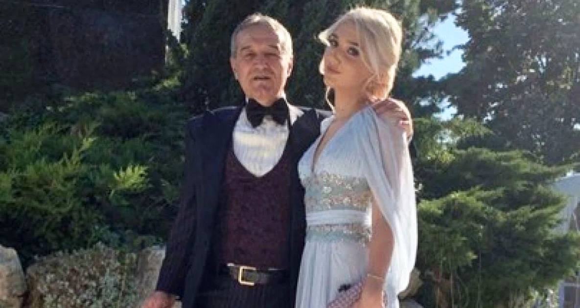 Alexandra și tatăi ei, Gigi Becali. Foto Instagram