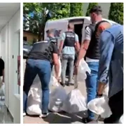 Saci cu bani furați de la Poștă 
