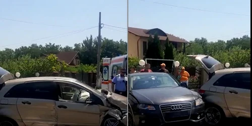 Accident pe DN 7 - E 81 pe Valea Oltului la Seaca - Vâlcea Foto colaj