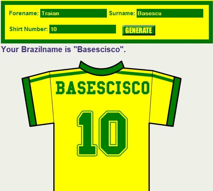 
    Și președintele Băsescu are o șansă cu un nume de brazilian  