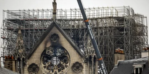 Catedrala Notre Dame după incendiu / FOTO Guliver / Getty Images / 16 apr 2019