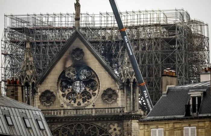 Catedrala Notre-Dame după incendiuFOTO Guliver/ Getty Images