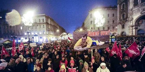proteste budapesta ungaria ian 2015 FOTO AFP