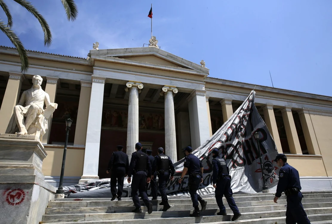 Universitatea din Atena FOTO Reuters