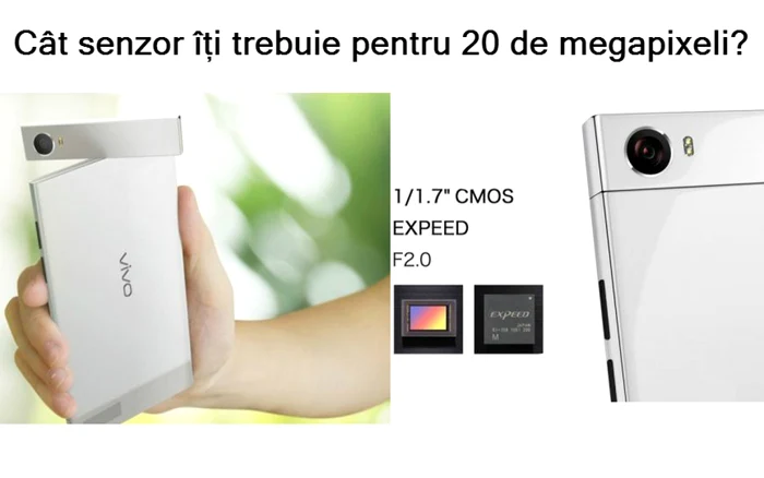 Un smartphone cu mulţi megapixeli pe camera lui.