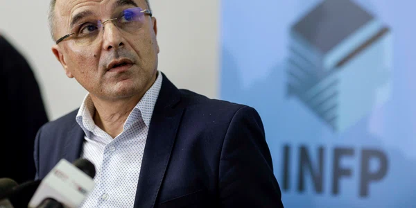 Conferință de presă susținută la sediul Institutului Național pentru Fizica Pământului, în Măgurele, Ilfov. FOTO Inquam Photos / Octav Ganea