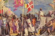Victoria cruciaţilor la Jaffa, împotriva musulmanilor lui Saladin jpeg