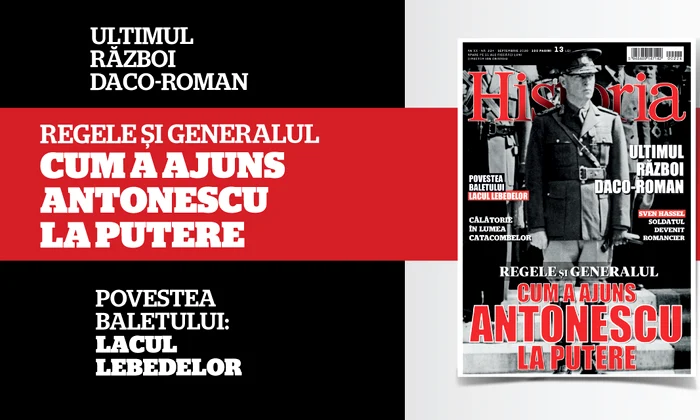 A apărut ediția de septembrie a revistei Historia/ SUMAR	 png