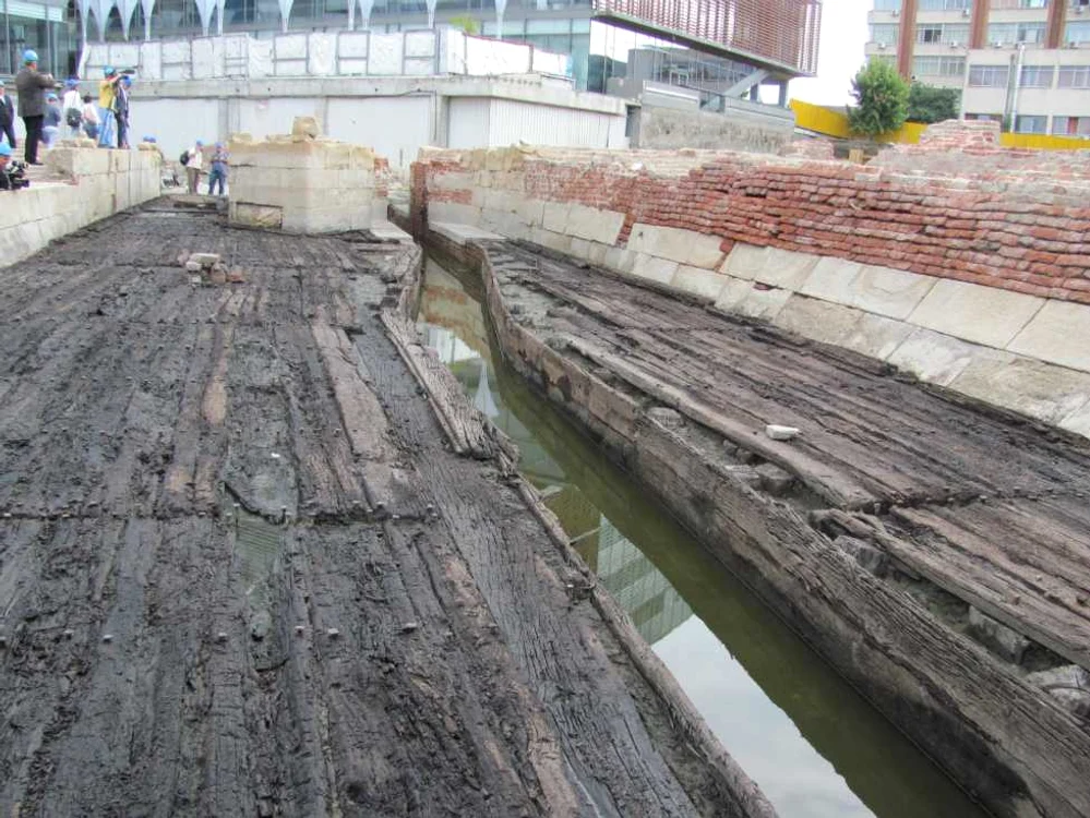 Descoperire arheologică City Business Centre Timişoara Foto