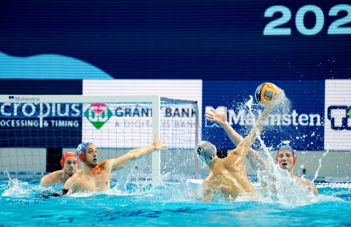 Echipa de polo a României a pierdut meciul cu OlandaFoto: Facebook/LEN