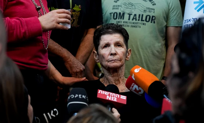 Yocheved Lifshitz, prizoniera eliberată de Hamas FOTO Profimedia