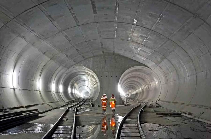 Tunelul de bază Gotthard din Elveția are peste 57 de km.