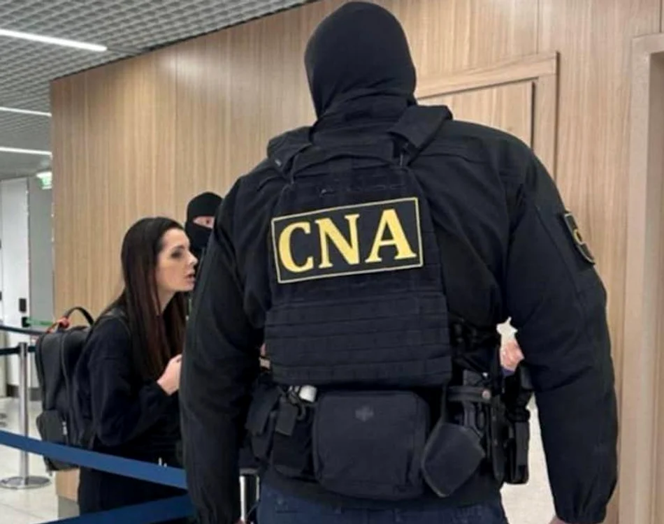 Evghenia Guțul a fost reținută pe aeroportul din Chișinău FOTO: Telegram