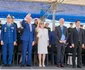 Majestatea Sa Margareta și Principele Radu la Constanța salutând Bricul Mircea la întoarcerea din cursa transatlantică.
