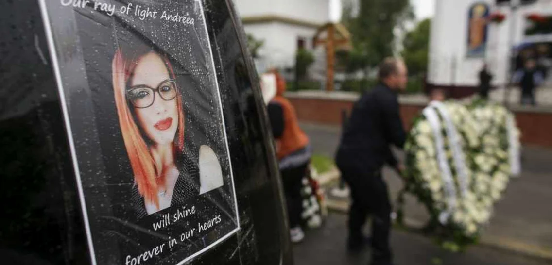 Funeraliile Andreei Cristea decedată în urma atacului terorist din Londra în data de 23 martie au loc in Constanţa FOTO Inquam Photos / Octav Ganea