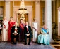 Emmanuel Macron și Brigitte Macron cu Regele Harald al Norvegiei, Regina Sonja, Prințul Haakon, Prințesa Mette Marit și Prințesa Ingrid Alexandra la Palatul Regal din Oslo. FOTO: Casa Regală norvegiană