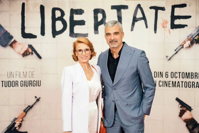 Aurelian Temișan alături de soția sa, Monica Davidescu