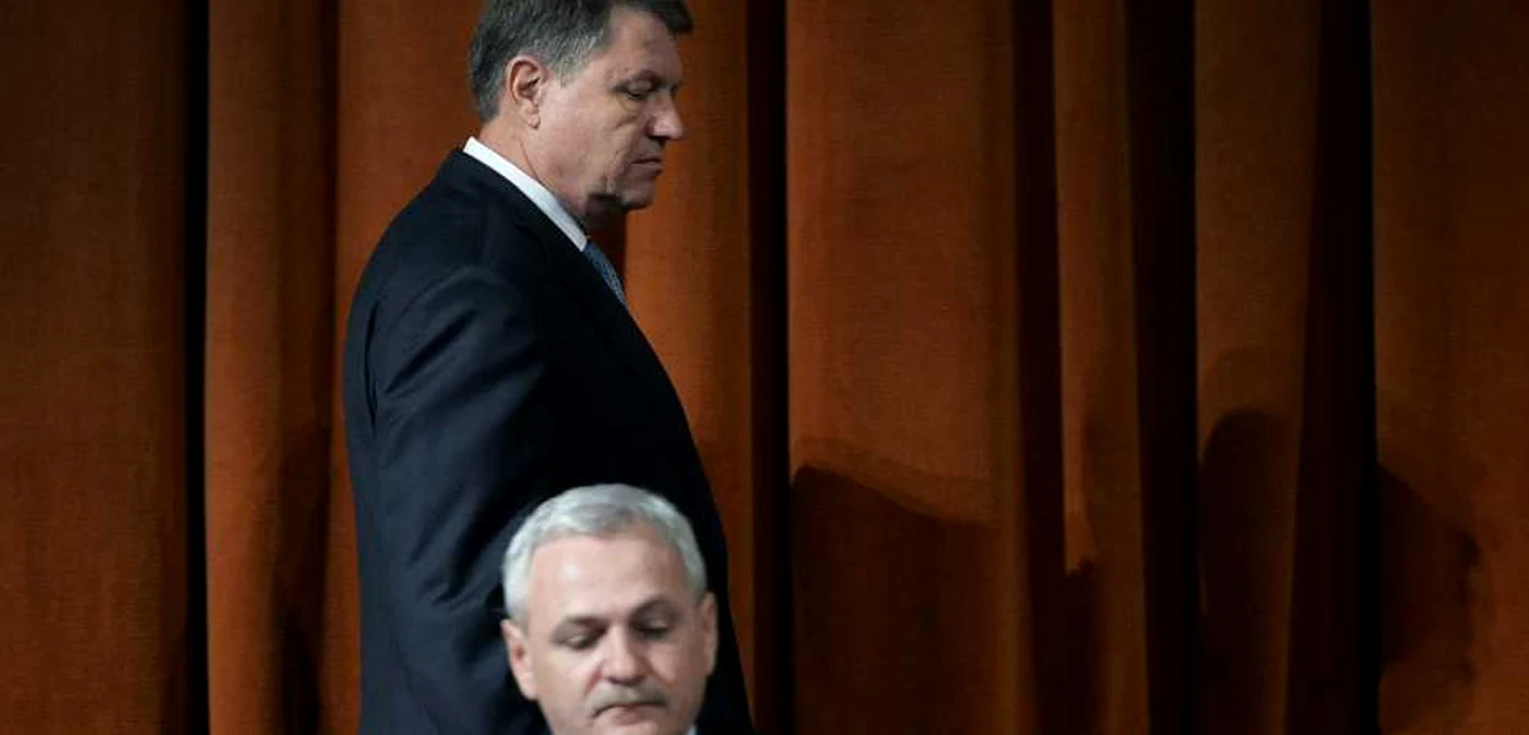 Liviu Dragnea şi Klaus Iohannis sunt la cuţite FOTO MEDIAFAX