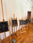 Ceremonia oficială de predare către autoritățile italiene a zece opere de artă recuperate de autoritățile române (© Muzeul Municipiului București)